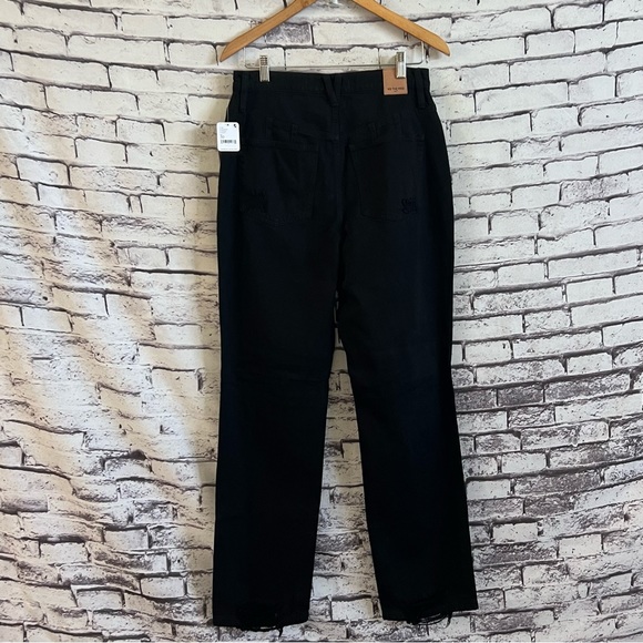 Free People x We The Free CRVY Straight Shooter Jean in Saturated Black Size 30 - Picture 3 of 12